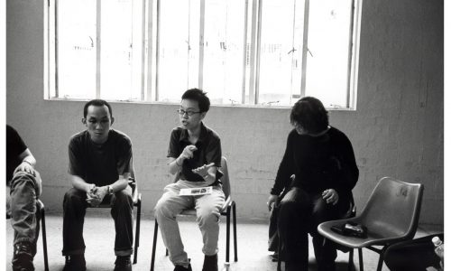 “Video Ensemble” Workshop , Videotage, Oil Street, 1999, Photo by: David Clarke