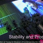 “Stability and Prosperity,” digital mixed media installation, Young-un Museum of Contemporary Art, Seoul, South Korea, 2000